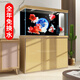 森森（SUNSUN）大型魚(yú)缸底過(guò)濾水族箱客廳家用落地玻璃生態(tài)金魚(yú)缸 【實(shí)時(shí)溫顯+燈控】寶馬灰 1.2米長(zhǎng)35cm寬