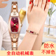ZUSSVOTO復古優(yōu)雅女士手表2025新款個性學生全自動鎢鋼手鏈網紅潮流機械表 聯系客服贈送手鏈