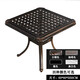 天裕成家具（TYC FURNITURE）戶外鑄鋁公園椅室外庭院休閑長條凳椅子露天小區(qū)花園外擺景區(qū)座椅 【四種色可選】古銅色 三樣可選