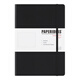 Paperideas 商務(wù)筆記本子b5大號硬面綁帶本空白點(diǎn)陣加厚皮面本辦公記事本簡(jiǎn)約日記本工作記錄本 黑色 B5/188頁(yè) 方格內頁(yè)