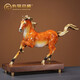 伯莎丹頓（BERTHA  DENTON）黃銅招財(cái)馬擺件開(kāi)業(yè)禮品唐馬到成功客廳辦公室書(shū)房家居裝飾品擺件 中號(hào) 純銅馬到成功 汗血寶馬棕