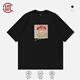 CLOT CLOTTEE by CLOT 水彩蘋果防曬速干短袖T恤 hou hou mei系列 黑色 （預(yù)售） L