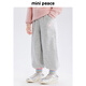 MiniPeace太平鳥(niǎo)童裝冬女童針織長(zhǎng)褲FBGHE4A96 月巖灰 130cm
