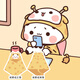 室品（roomthing）熊貓一二懶人披肩毯家居服斗篷午休披風(fēng)毯子 一二（鹿） （均碼）