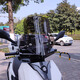 益速達適用鈴木uy125摩托車(chē)擋風(fēng)玻璃踏板車(chē)風(fēng)擋本田裂行125改裝前擋風(fēng)板 茶色高40厘米厚5毫米 不銹可調