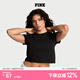 維多利亞的秘密 PINK 舒適休閑百搭T恤睡衣上裝 3XZS黑色 11247601 M