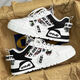 小白男鞋秋冬季新款潮牌厚底運動(dòng)休閑板鞋男百搭潮流青少年鞋子男 E161白黑色 40