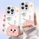 XP適用iphone16pro手機殼鏡頭全包蘋果16pro透明軟殼散熱硅膠可愛女生款保護套防摔高級感-三只煤球