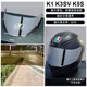 摩之星適用AGV/K1/K1S鏡面K5S K3SV鏡片K5防霧日夜通用電鍍夜視極光機車 K1/K3SV/K5S極光銀