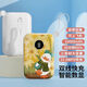 SUPER MOUSE充電寶快充自帶雙線華為小米蘋果適用可愛拍照鴨小巧輕薄便攜10000毫安大容量typec二合一智能數(shù)顯 檸檬黃一歪小鴨一智能數(shù)顯一快充帶雙線 10000毫安