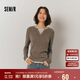 森馬（Semir）森馬毛衣女短款假兩件含羊毛針織衫24冬新款保暖內(nèi)搭109724107015