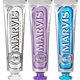 瑪爾斯（MARVIS）【3支裝】MARVIS牙膏薄荷清新口氣亮白去漬進(jìn)口瑪爾斯85ml*3 銀+紫+藍(lán) 85ml*3