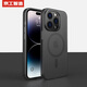 京工智造【定制款丨合金鏡頭】適用蘋果14promax手機(jī)殼iphone14pro保護(hù)套全包防摔Magsafe磁吸充電磨砂簡(jiǎn)約 蘋果14ProMax【騎士黑】輕砂手感-贈(zèng)鋼化膜 合金鏡頭保護(hù) l內(nèi)置磁吸