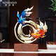 諾詩(shī)曼金玉滿堂銅魚(yú)擺件客廳辦公室工藝品酒柜裝飾喬遷禮物搬家開(kāi)業(yè)禮品