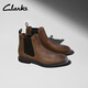 Clarks其樂(lè )Jaxen系列新品男士秋冬簡(jiǎn)約英倫百搭切爾西靴男短靴