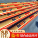 藍(lán)卡道閘桿直桿金色橢圓膠條桿LED燈小區(qū)停車場(chǎng)升降桿擋車柵欄桿 藍(lán)卡鋁襯款（4米LED燈條）直桿