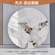 進(jìn)口巖板餐桌轉盤(pán)家用圓桌大理石帶旋轉圓盤(pán)底座可轉圓型桌面臺面 亮光百達翡麗巖板轉盤(pán)（送轉芯） 80cm 圓形轉盤(pán)