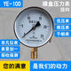 YE100膜盒壓力表 0-10/16/25/40/60/100KPA千帕天然氣壓力表 YE100/0-10KPAM20*1.5