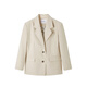 太平鳥(niǎo)2024年春季廓形西裝A1BAE1431 米色 L