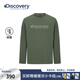 DISCOVERY EXPEDITION探索檀健次同款戶外保暖長袖T恤字母運動套頭衫男女25秋季新品 深軍綠色-LKS M