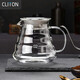 CLITON云朵咖啡分享壺 家用耐熱玻璃滴漏壺咖啡云朵分享壺500ml CL-CF07