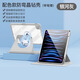 VXJ720旋轉適用蘋(píng)果ipadpro保護套2024air6平板9.7簡(jiǎn)約10.2筆槽2018防彎5透明11亞克力12.9代mini7殼3 磁吸款【720旋轉*加厚亞克力*加固】灰色+鋼化膜 18/2