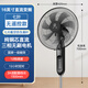 永速電風(fēng)扇落地扇家用直流變頻大風(fēng)強(qiáng)力立式太陽(yáng)能靜音循環(huán)可充電無(wú)刷電機(jī)12V 16英寸七葉數(shù)顯標(biāo)準(zhǔn)款