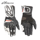 Alpinestars a星女士摩托車騎行手套春夏皮手套賽車機(jī)車女款長手套SP-8 V3 黑白色 S