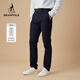 beanpole修身版型  男士美拉德基礎款休閑簡(jiǎn)約日常通勤風(fēng)長(cháng)褲 藏青色 32 170/82A
