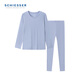 舒雅【24年冬季新品】女士3A抗菌肌底衣系列圓領(lǐng)保暖內(nèi)衣套裝