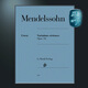 亨樂(lè )原版 門(mén)德?tīng)査?莊嚴變奏曲op.54 鋼琴獨奏帶指法 Mendelssohn Variations serieuses op. 54 HN620
