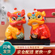 翊珗（YIXIAN）醒獅擺件佛山舞獅石灣公仔陶瓷非遺手工藝品中國風特色禮物送老外 禮盒裝【贈精美底座+閃電發(fā)貨】