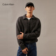 Calvin KleinJeans男女情侶ck刺繡純棉休閑運動彎檐鴨舌帽棒球帽隨心選禮物 UB1-太空黑 均碼 OS