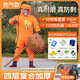 摘蜂窩衣服防蜂服馬蜂加厚防護(hù)服全套牛津布馬蜂服新款胡蜂服四風(fēng)扇爬樹專用蜂衣 [橙色款]XL碼(送)