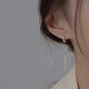 ?，敾ǘ溷y耳扣女小眾時(shí)尚氣質(zhì)耳環(huán)女士生日禮物送女朋友 花朵銀耳扣