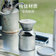 KEITH鎧斯【泡茶咖啡杯二合一】戶外露營鈦茶具水杯手沖咖啡壺多功能茶