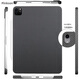 Pinkson 蘋果iPad mini7/6保護(hù)套Pro平板電腦2024新款迷你凱夫拉芳綸碳纖維平板套輕薄散熱新款8.3英寸 【黑色-可放筆】放筆側(cè)不包 【iPad Mini7】2024款