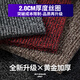 金瀚杰加厚2.0絲圈可自由裁剪汽車腳墊通用耐磨防水防滑地毯式 黑灰色絲圈三件套【加厚2.0cm】 通用絲圈腳墊