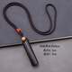 千寶萊儲(chǔ)物項(xiàng)鏈空心黑檀木吊墜可打開(kāi)裝平安符吊墜掛件男女民族風(fēng)毛衣鏈 黑檀通達(dá)瓶項(xiàng)鏈
