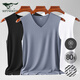 七匹狼背心男夏季莫代爾冰絲男士無(wú)痕背心無(wú)袖青少年運動(dòng)健身打底杉 莫代爾親膚寬肩2件裝(冷灰+白色) XL 推薦140-160斤
