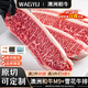 牛廚衛(wèi)【燒烤季】澳洲純血和牛M9+雪花牛排 原切和牛小西冷 厚切臀腰肉 凈重2/3片500g