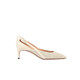 巴利（BALLY）【】女士ELSA白色中跟高跟鞋單鞋小牛皮5.5cm時(shí)尚通勤母親節(jié) 白色 36.5