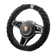 【8成新】康車(chē)寶 汽車(chē)方向盤(pán)把套冬季保暖短毛絨通用型 適用于【大眾豐田奧迪奔馳寶馬別克特斯拉等轎車(chē)卡車(chē)貨車(chē)】黑  