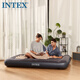 INTEX 充氣床墊帶枕頭氣墊床雙人加大戶(hù)外露營(yíng)帳篷墊家用打地鋪折疊床 單人床191*99*25cm 配家用電動(dòng)充氣泵