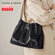 CinvaiKrose包包女包輕奢侈托特包女士包新款2026流浪包鏈條單肩包三八節禮物 黑色生日禮物送女友