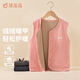 頂瓜瓜兒童校服神器內膽男女童保暖背心上裝中小學(xué)生棉衣馬甲 粉色 170