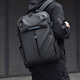 CELV品牌 雙肩包男新款防潑水皮膜機車(chē)旅行干濕分離多功能籃球背包男 氣質(zhì)黑色 31*46*17cm
