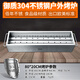 御質(zhì)304不銹鋼燒烤爐便攜式戶(hù)外野營(yíng)烤肉爐工具加厚家用木炭燒烤架 80*21單烤爐