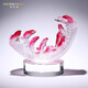 莫尼森琉璃擺件工藝品錦鯉九魚(yú)圖新家辦公室酒柜藝術(shù)裝飾品新居喬遷禮物 九魚(yú)成龍躍-小