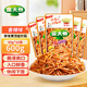 金大州 金針菇金大洲金針菇大袋包裝菌菇休閑零食大禮包小吃下飯菜 香辣味60g*10袋600g